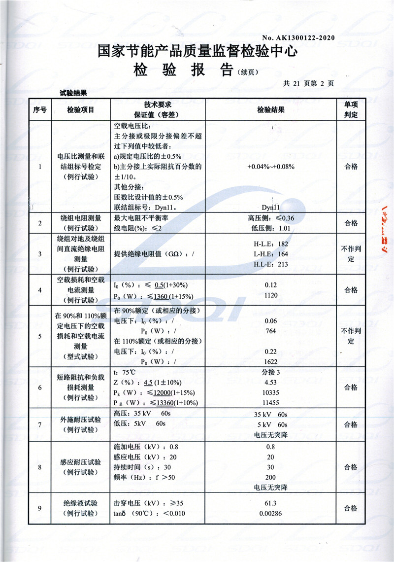 高低压试验报告-S11-1250邗江邗江邗江油浸式变压器-2.jpg
